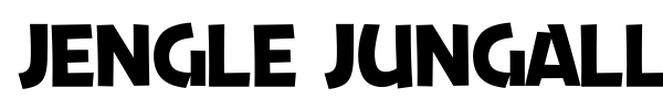 Jengle Jungallery font preview